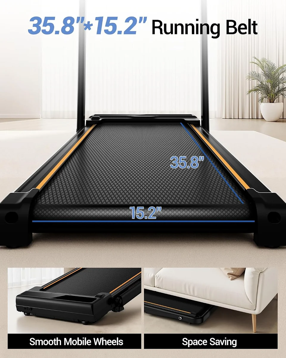 X5F running belt dimensions and transport wheels
