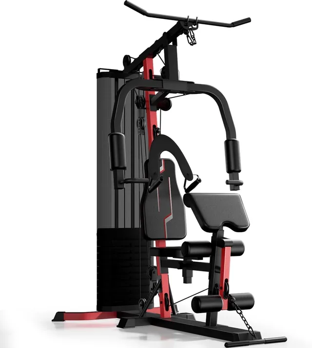 Complete home gym station